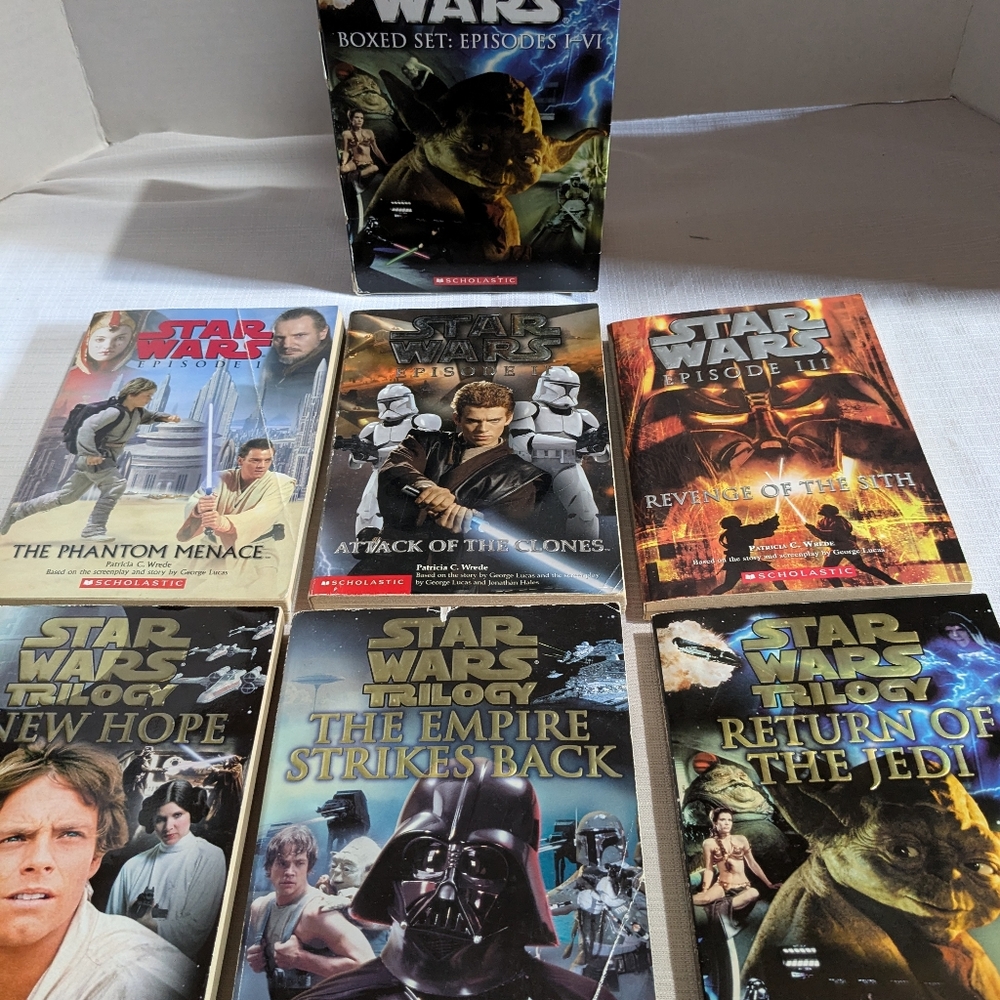 Star Wars books boxed set episodes 1-6 Scholastic